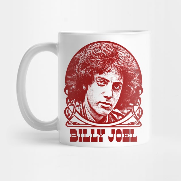 Billy Joel / / Retro Style Faded Look Design by DankFutura